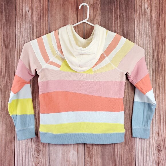 Faherty Soleil Hoodie Womens Size Medium Sunrise Pullover Cotton - Picture 5 of 15